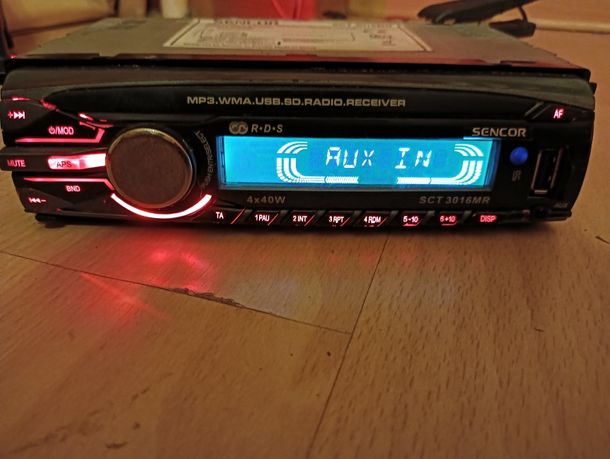 Radio samochodowe sensor USB SD