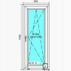 OKNO balkonowe - SKRZYDŁO  pojedyncze PRAWE I LEWE