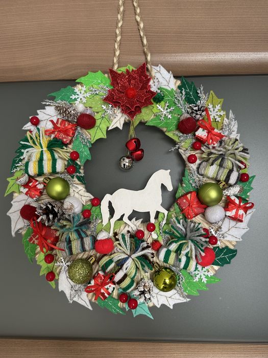 Новорічний віночок + подарунок