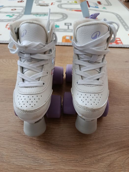 Wrotki Quad 100 Lila decathlon rozmiar 30