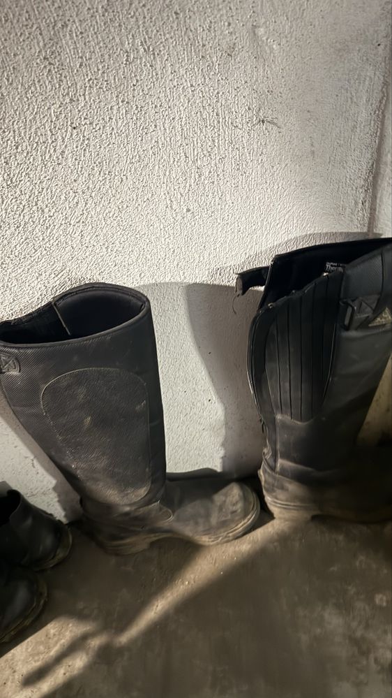 Kamizelka ochronna buty zimowe jazda konna dla 150 cm wzrostu max