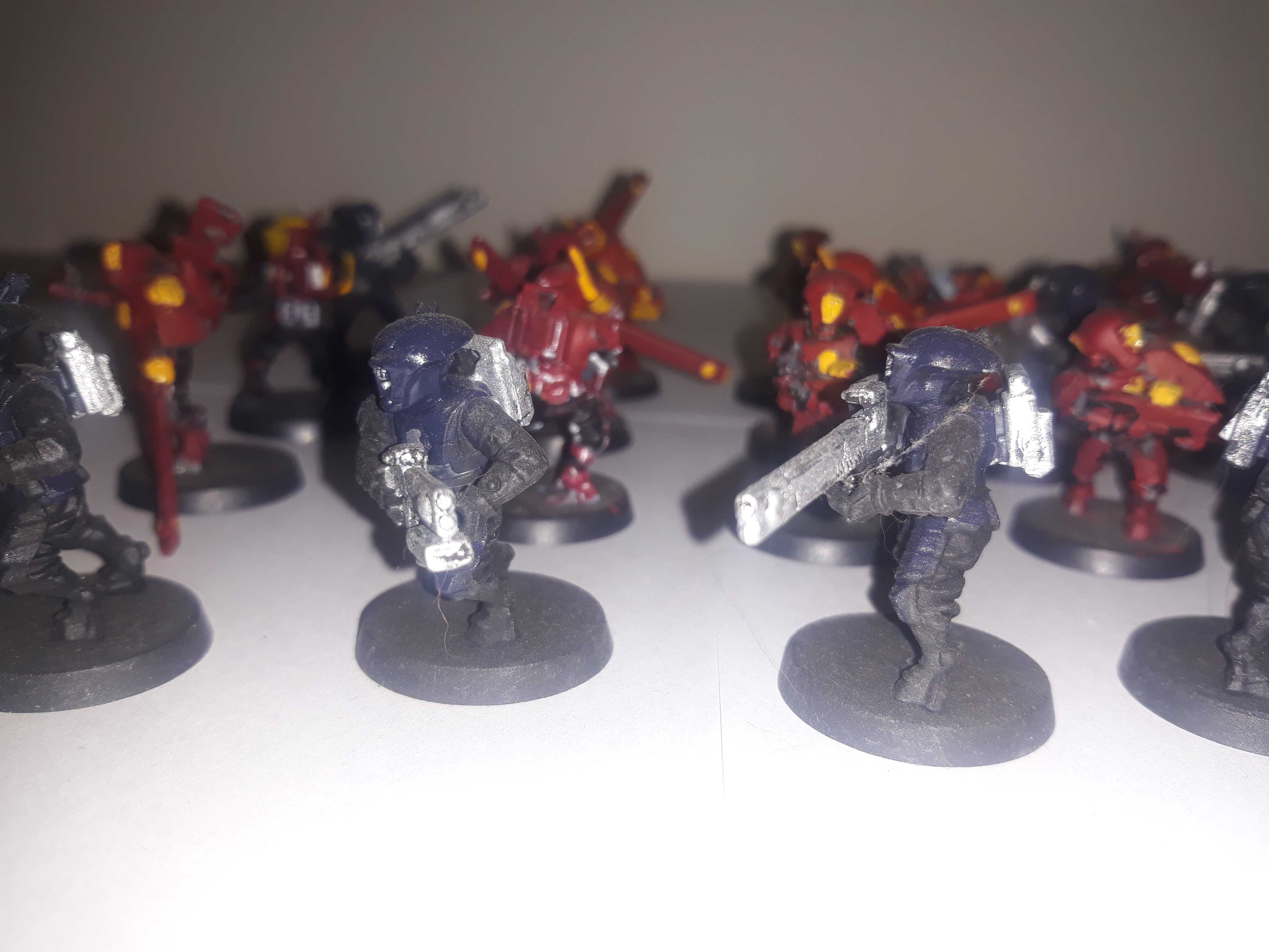 Warhammmer 40k - Tau - 42 Fire Warriors + Cadre Fireblade