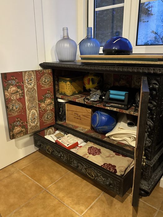 Arca antiga madeira maciça