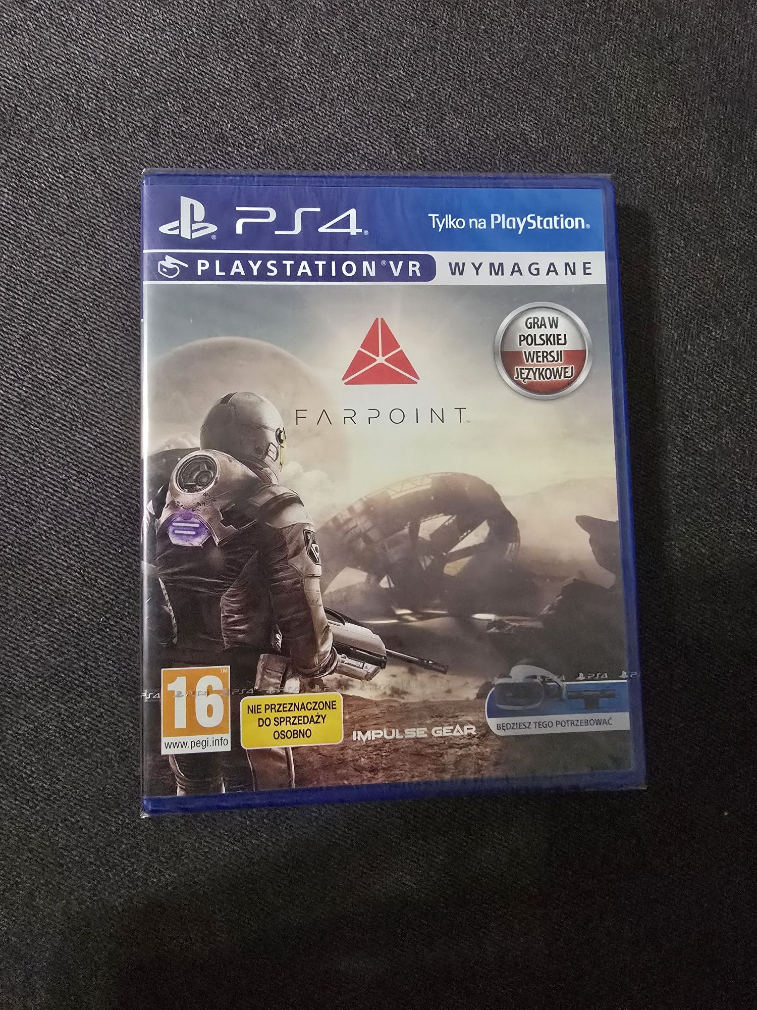 Pistolet do Playstation 4 z grą