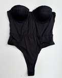 Body Czarne NLY Lingerie 75A Nowe Koronka Bluzka