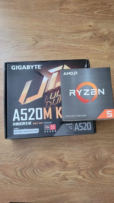 Комплект Ryzen 5 5500 A520M / ddr4 16Gb опціонально 5600 3600