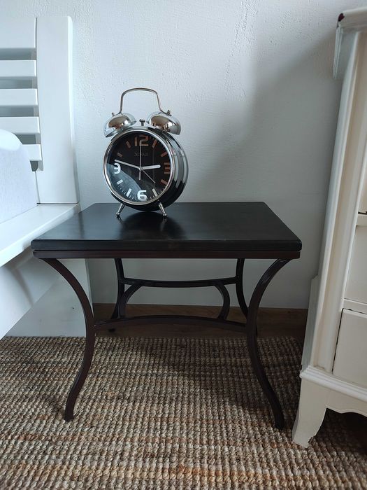 Stoliki nocne, drewno plus metal