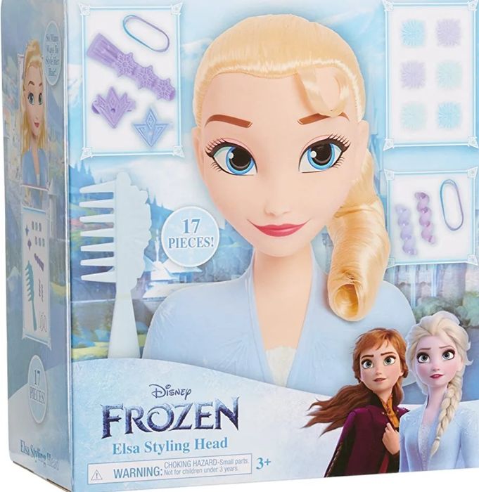 Голова манекен Эльза для причесок Disney Frozen Elsa Styling Head Ориг