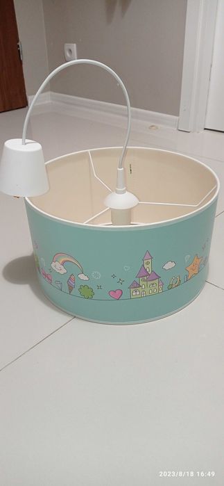 Lampa wisząca, abażur, dziecięca