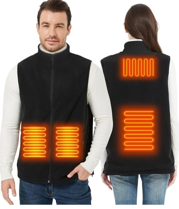 Kamizelka polarowa grzewcza na USB. XL