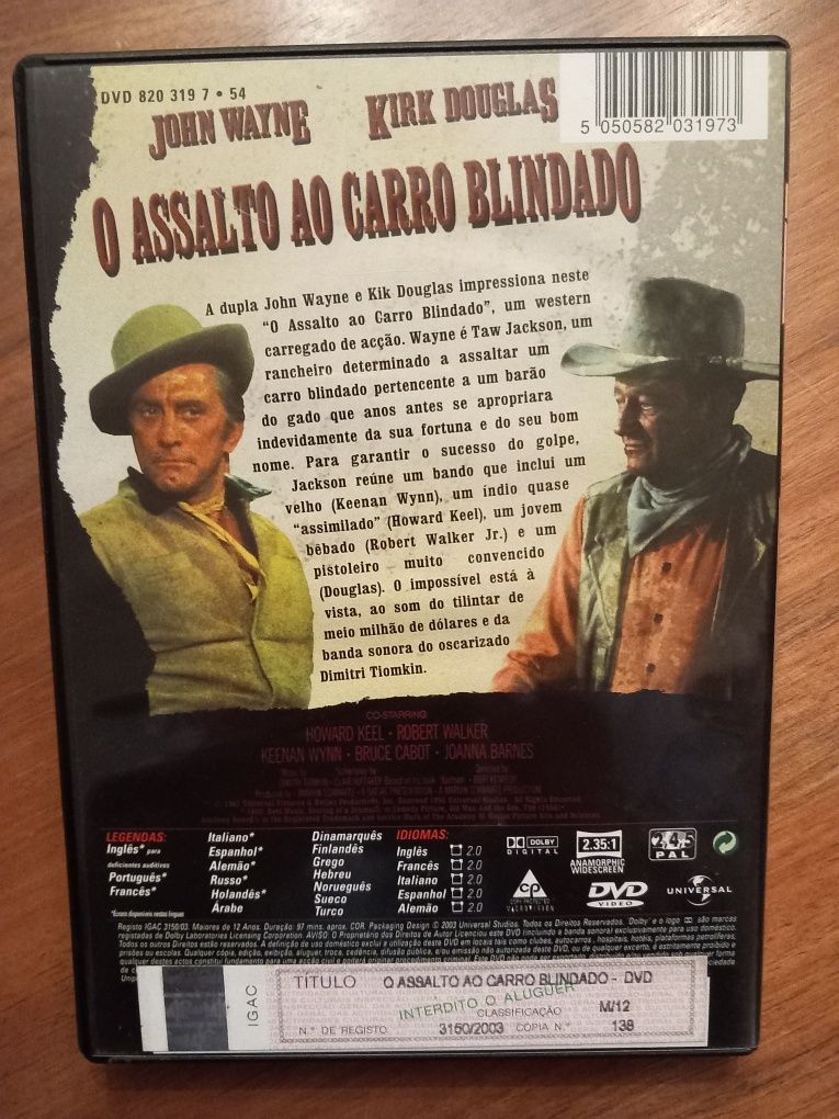 O Assalto ao Carro Blindado (J. Wayne/K. Douglas)
