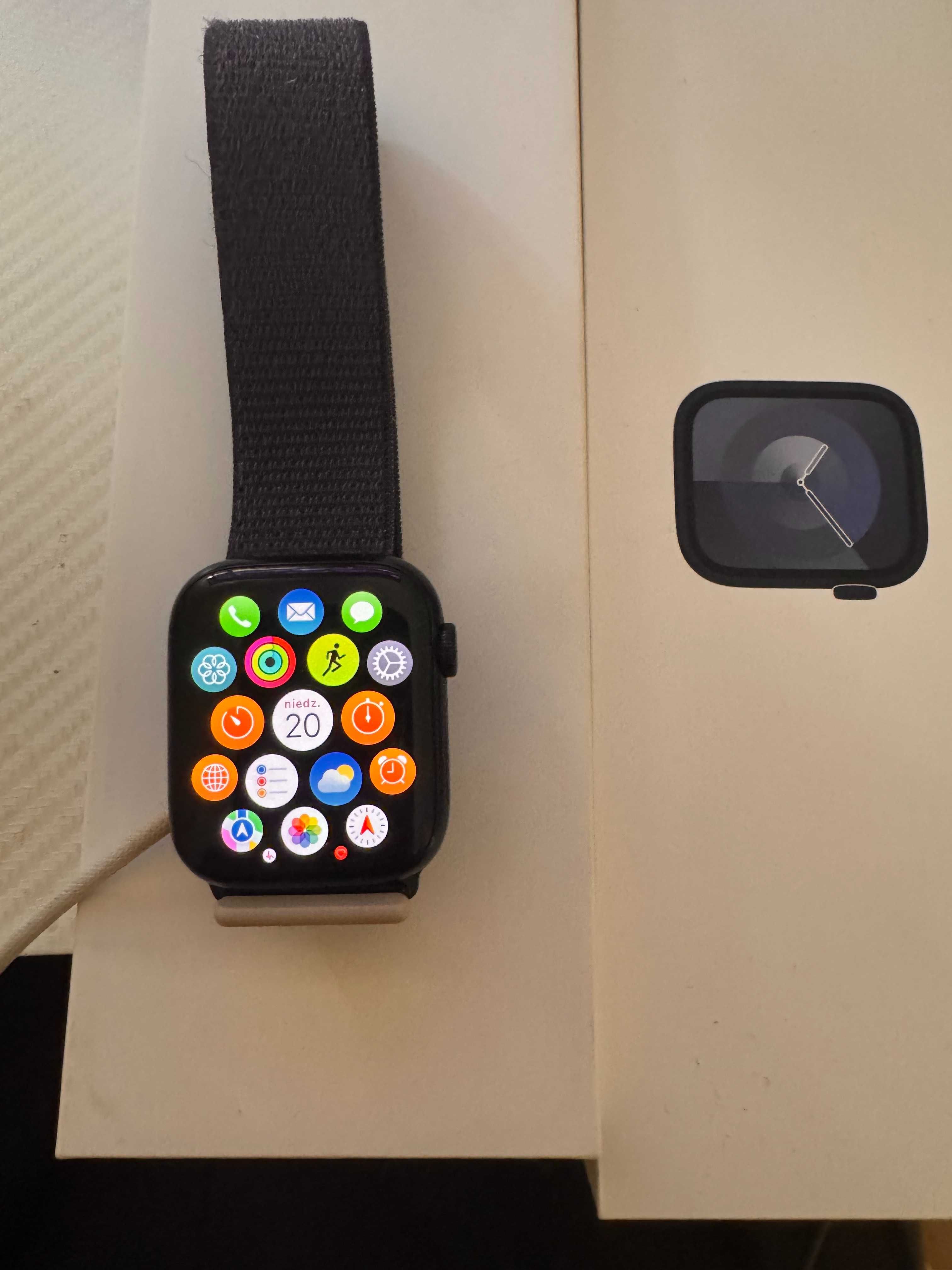 Apple Watch Series 9 GPS 45mm Midnight Aluminium Case + ubezpiecznie
