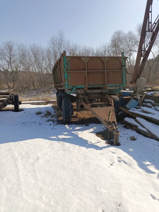 КамАЗ ( колхозник) + прицеп Урал- самосвал