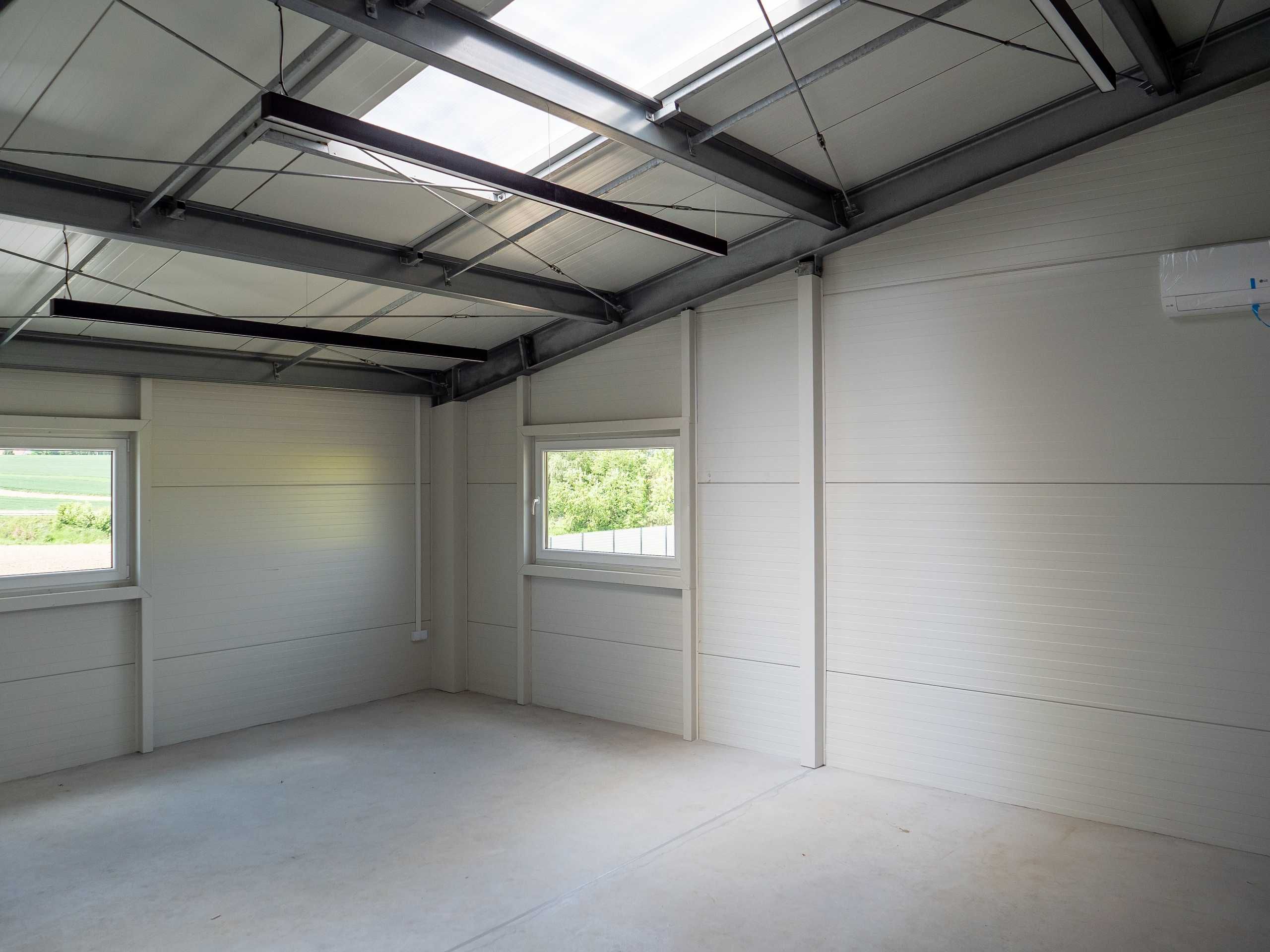 Hala Ocieplana 16x25x5,5m + Biuro Magazynowa Magazyn PIR Stalowa 400m2
