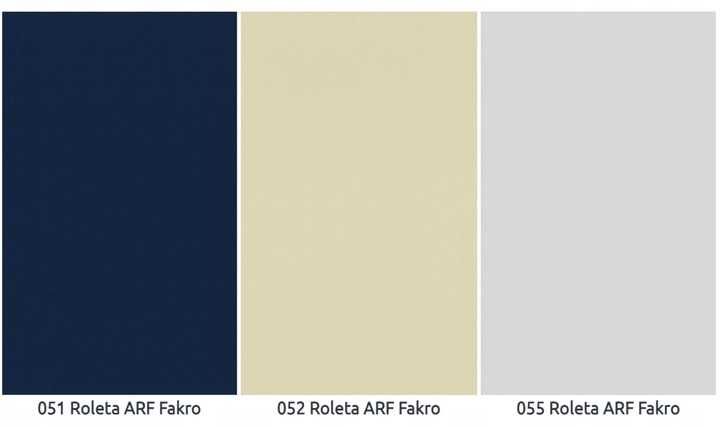 Roleta FAKRO ARF 78x118 kolory standard
