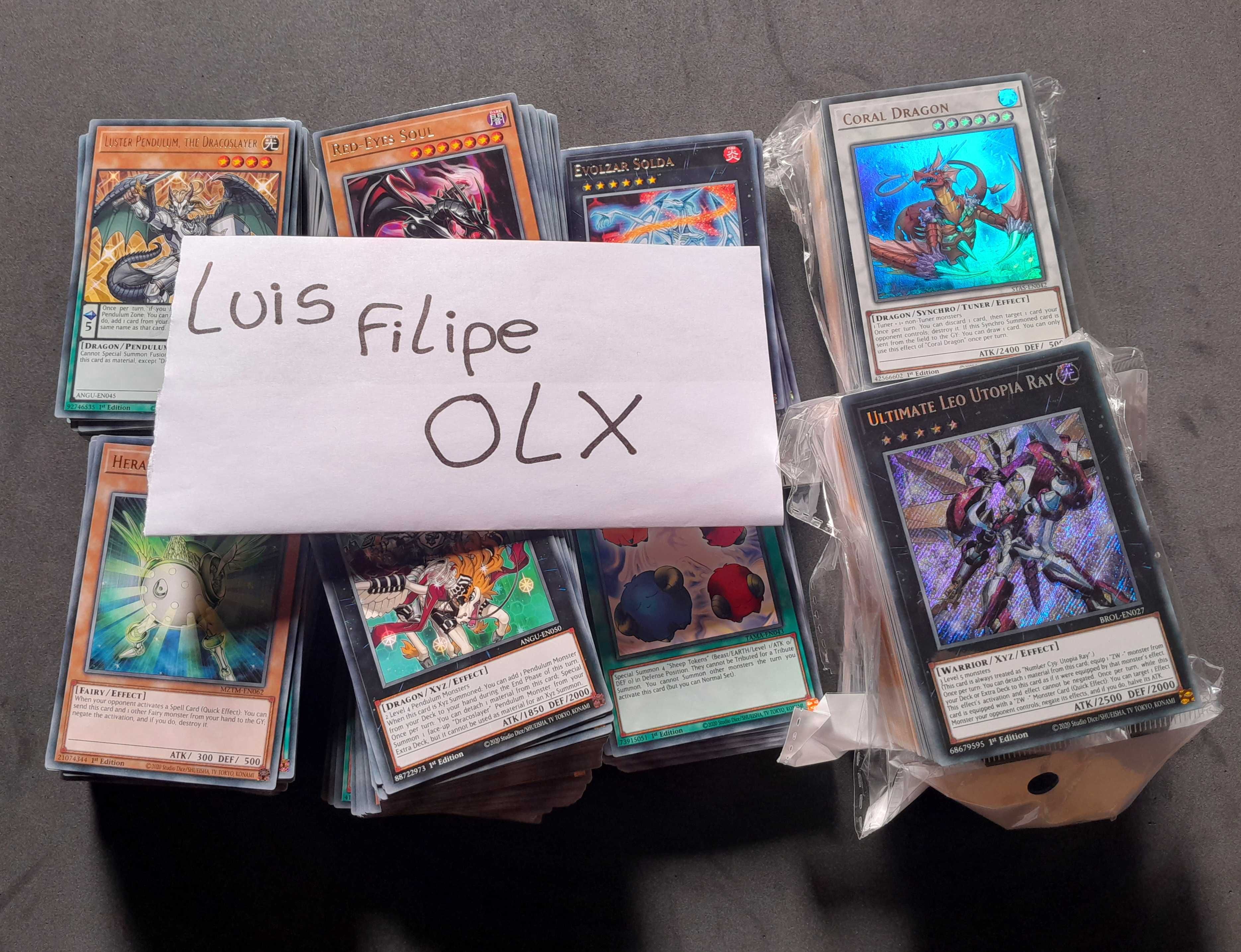 Yu-Gi-Oh- 700 Rares+400 S/U/S Rares