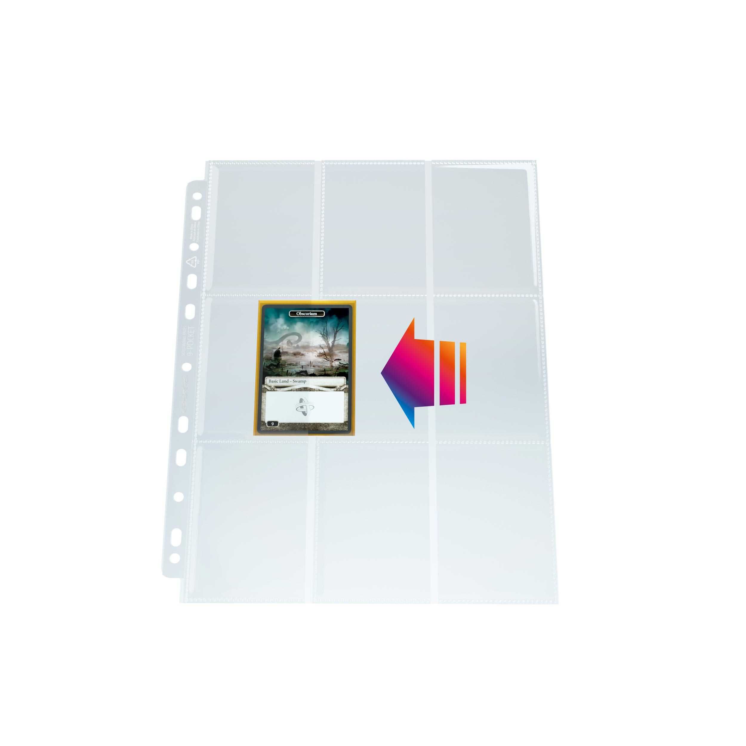Koszulki Gamegenic: Ultrasonic 9-Pocket Pages Sideloading (10 szt)