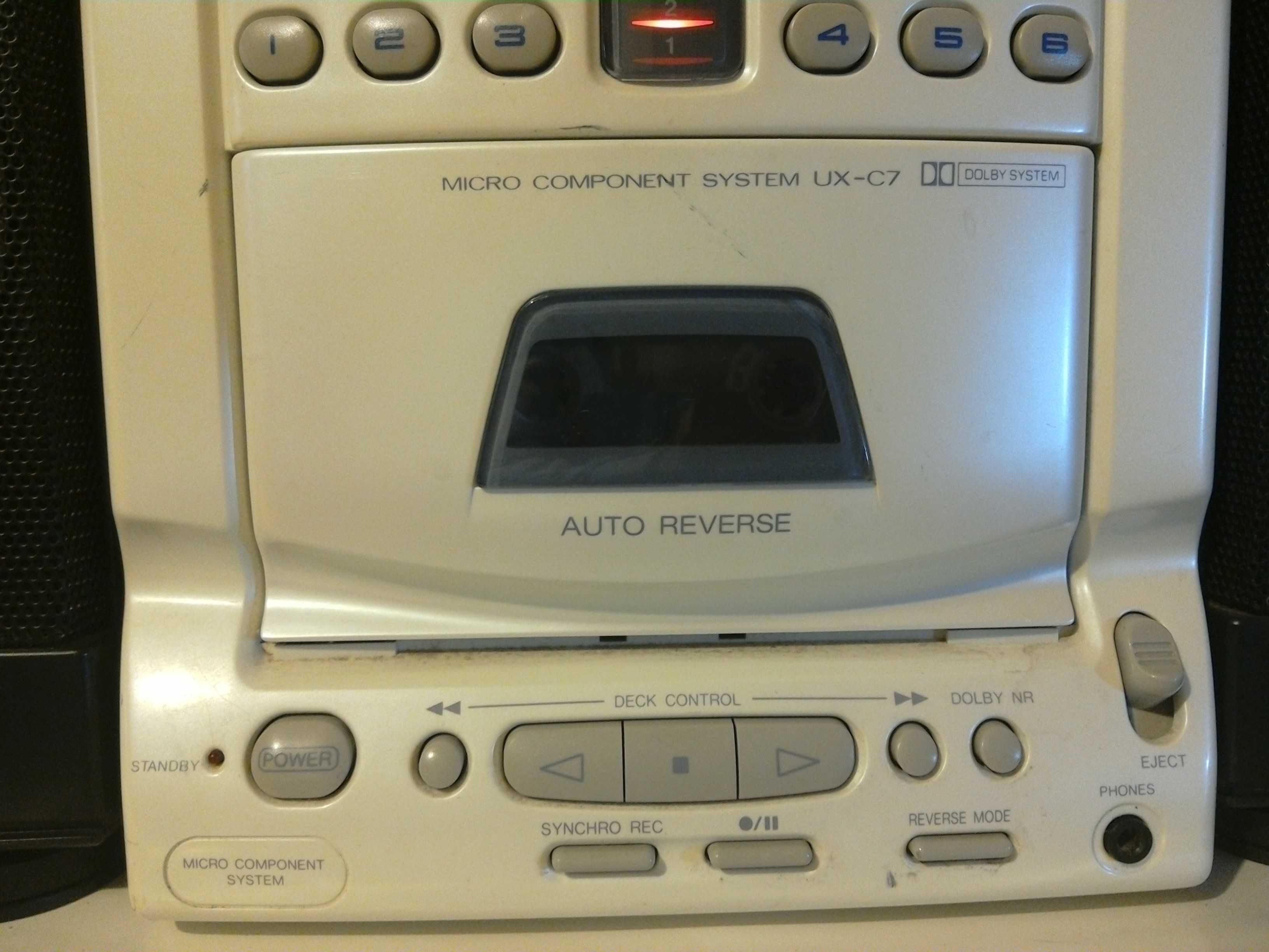 Wieża JVC radio z FM CD x 6 magnetofon. Tanio !!!