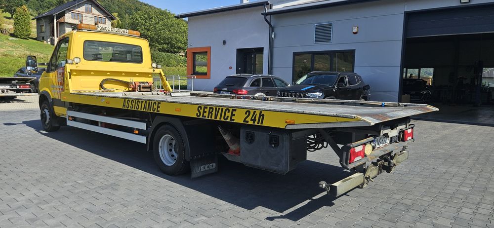 Iveco 70C17 Eukran laweta płyta hydrauliczna