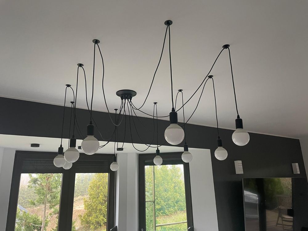 Lampa wisząca pająk