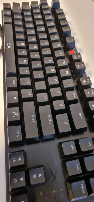 Teclado Gaming HYPER X Alloy FPS Pro (Mecânico - Inglês - Preto)