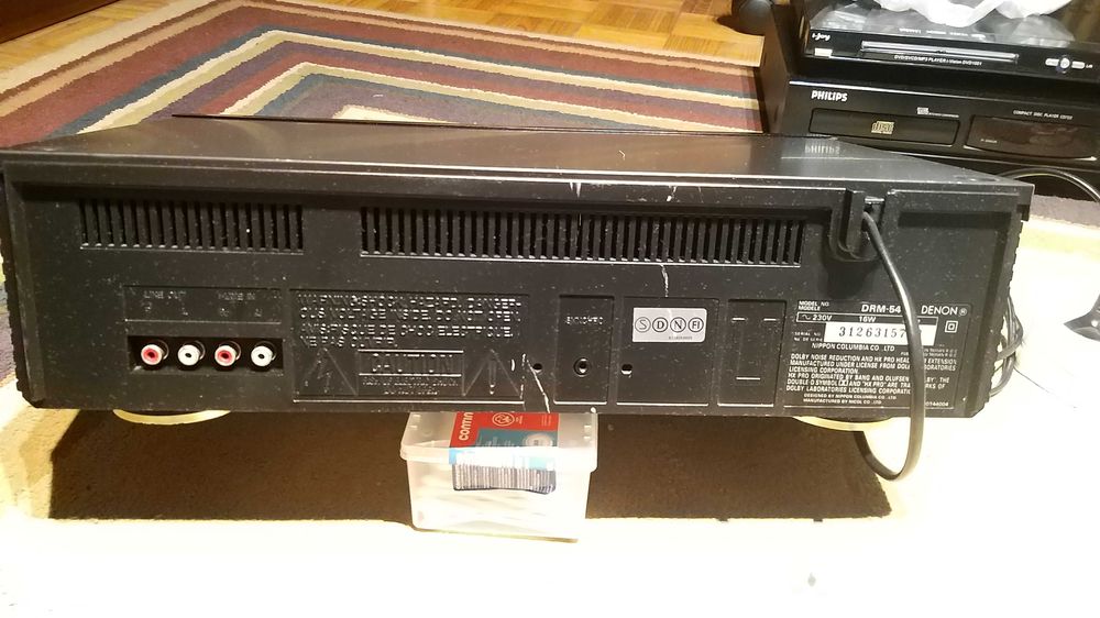 leitor de cassetes denon DRM 540