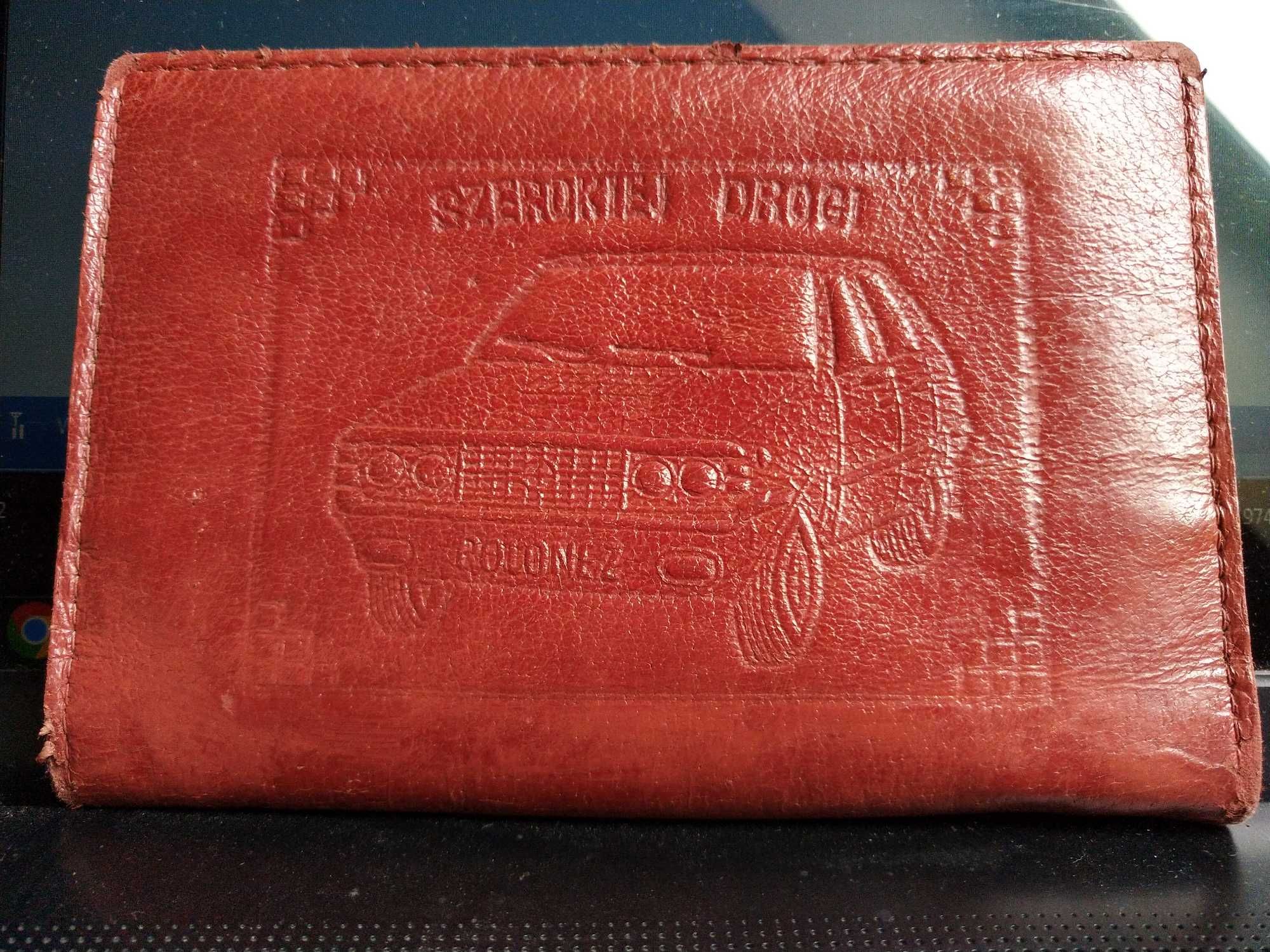 Borewicz Polonez oryginalny portfel PRL Vintage FSO. OBRSO.