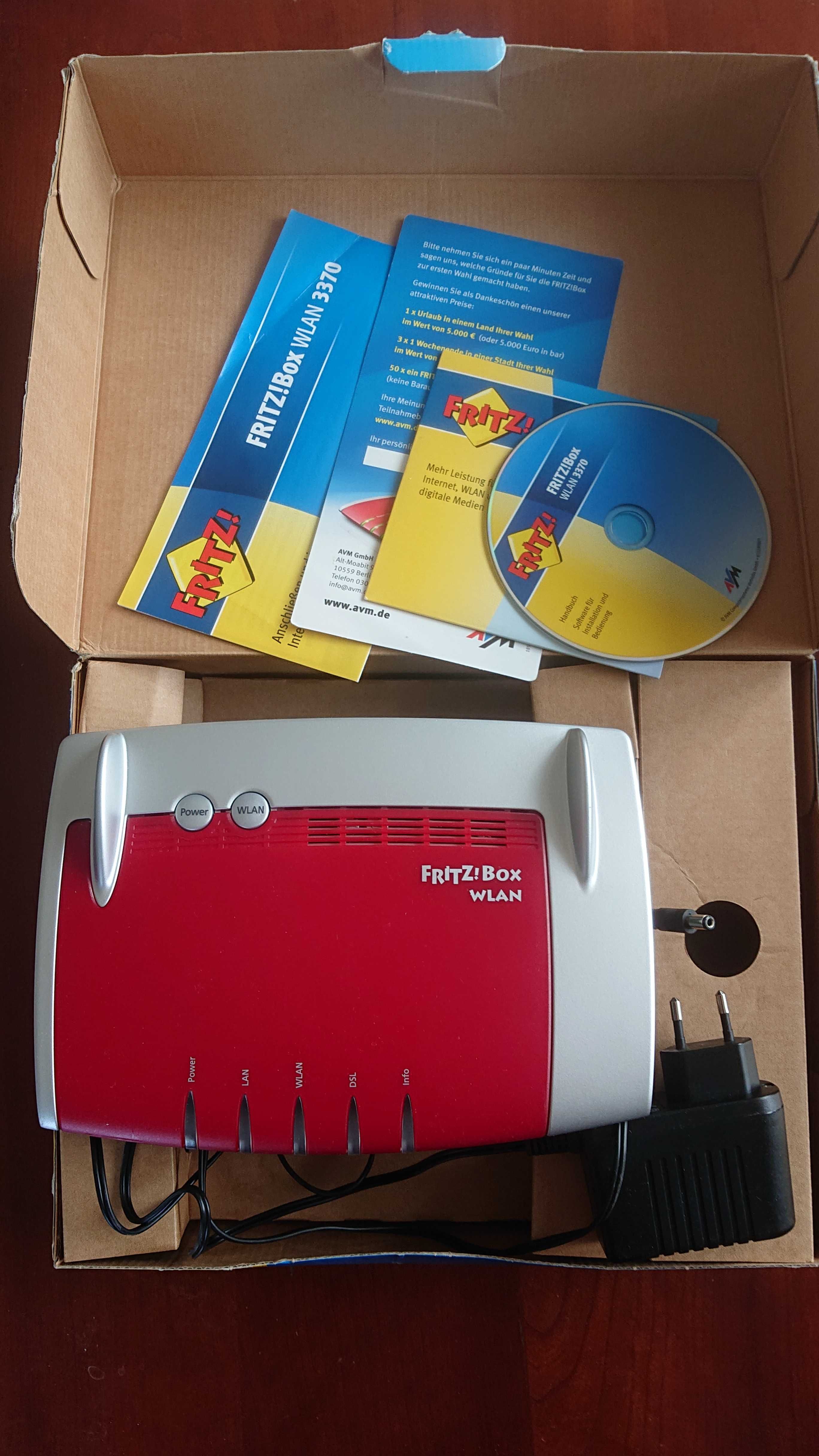 router modem FRITZ!Box WLAN 3370