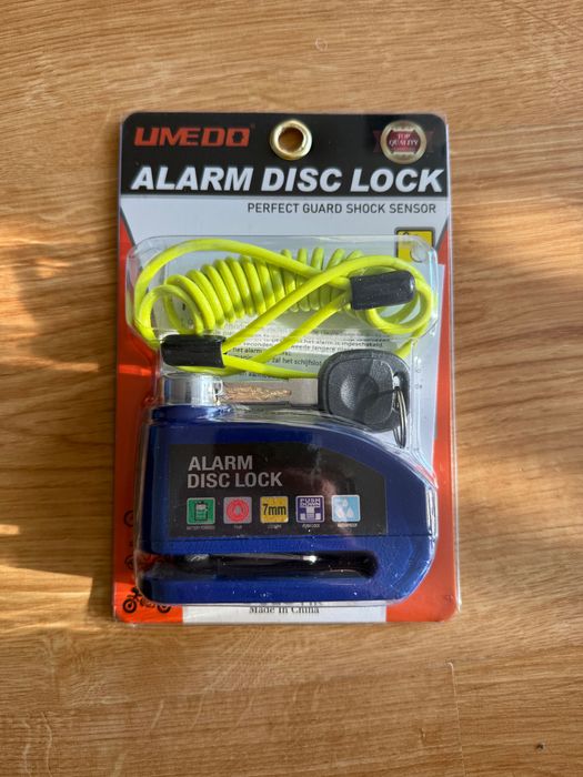Blokada na tarczę, alarm disc lock