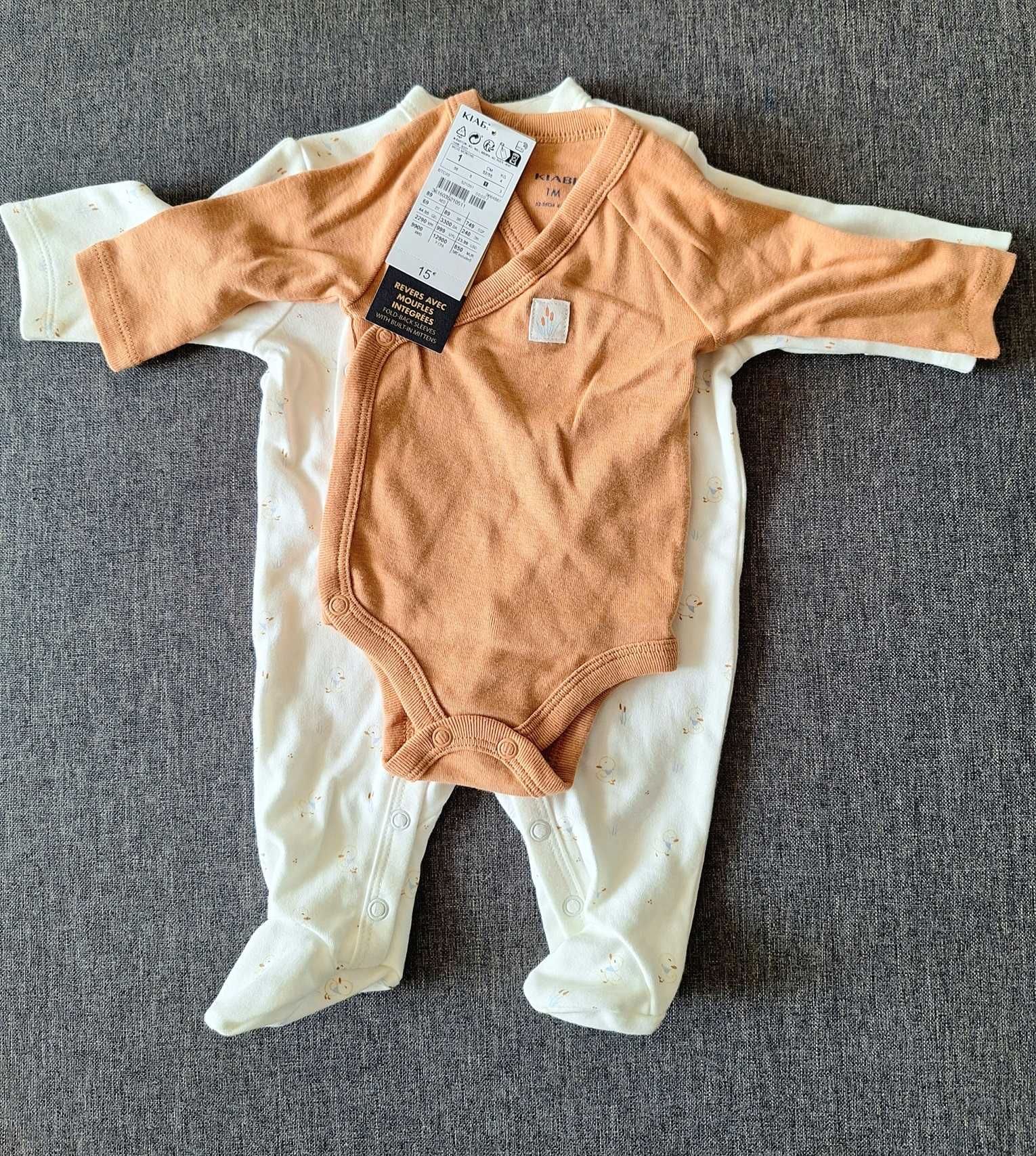 Conjunto babygrow + body (0-1M)