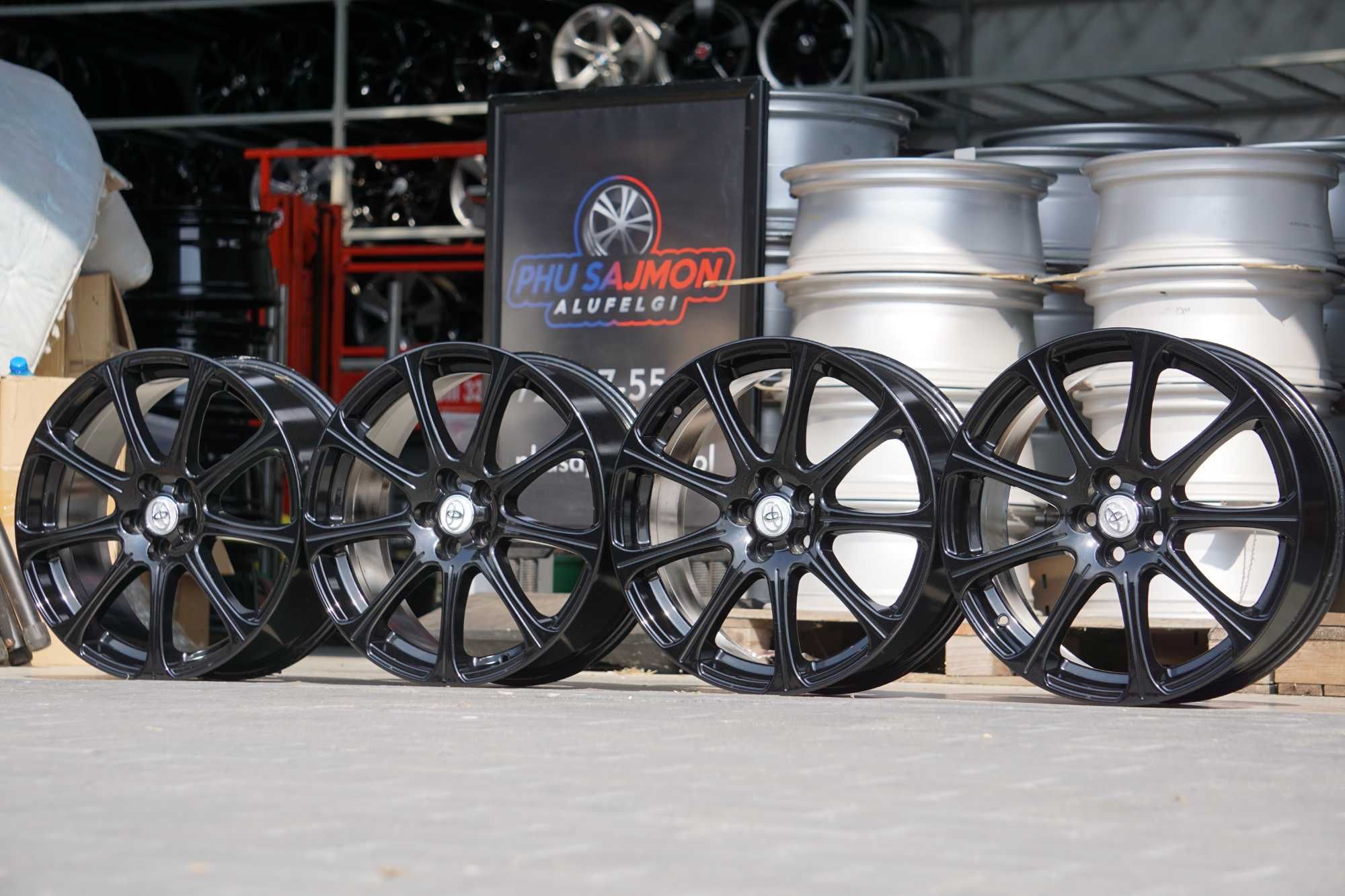 Alufgi oryginał Toyota 5x100 7,5Jx18 et45 cb54mm czarna perła