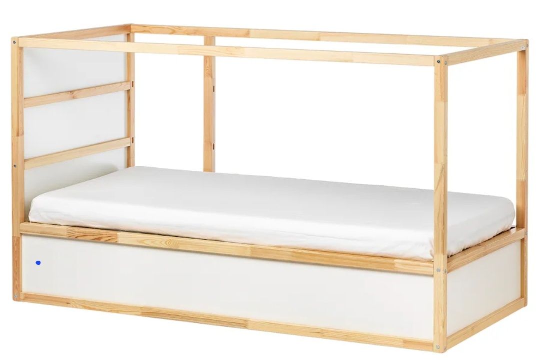 Łóżko Ikea kura plus Baldachim, wzór zwierzęta oceanu