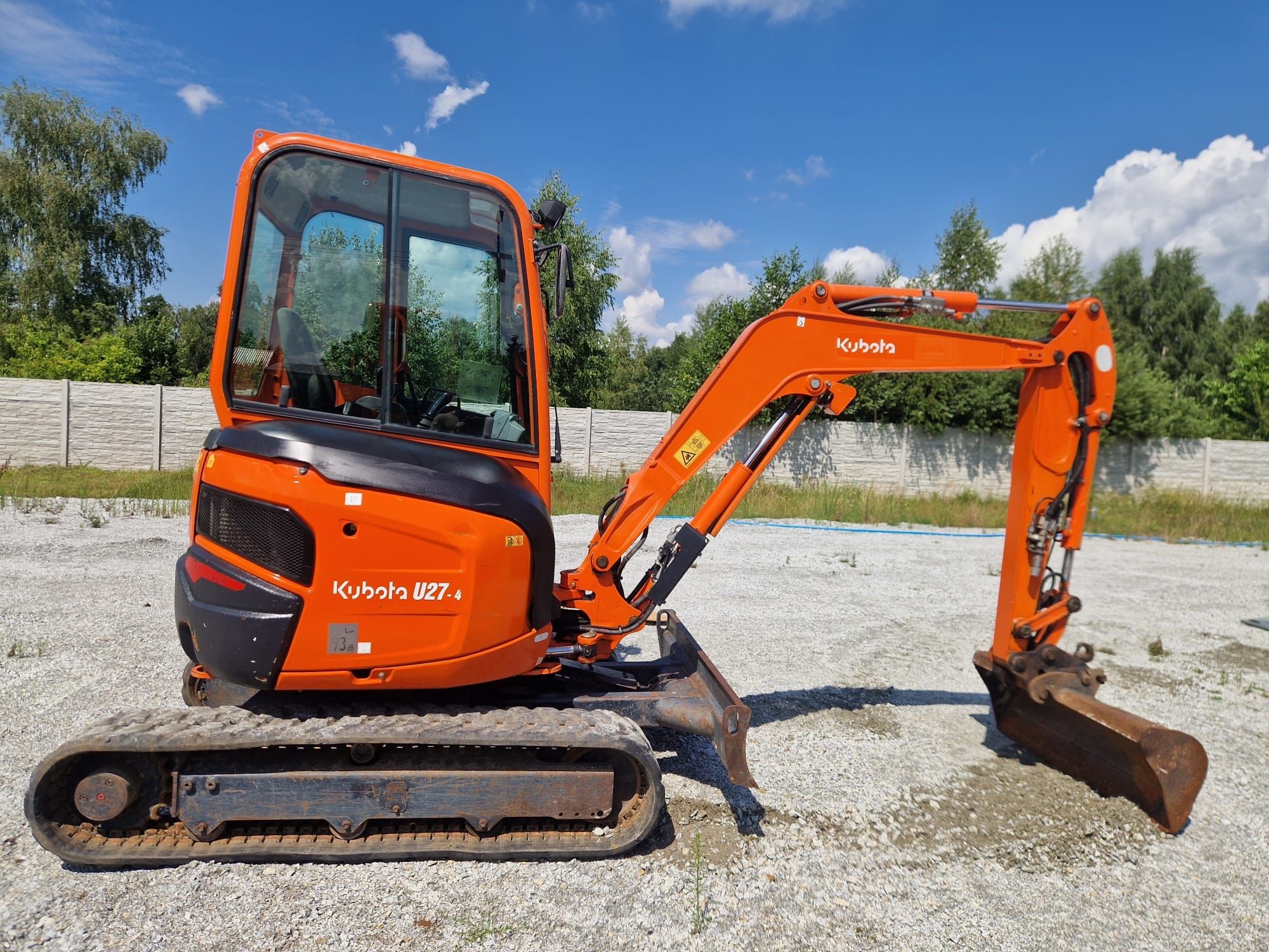 Minikoparka KUBOTA U 27-4 Ro 2017 cena Brutto
