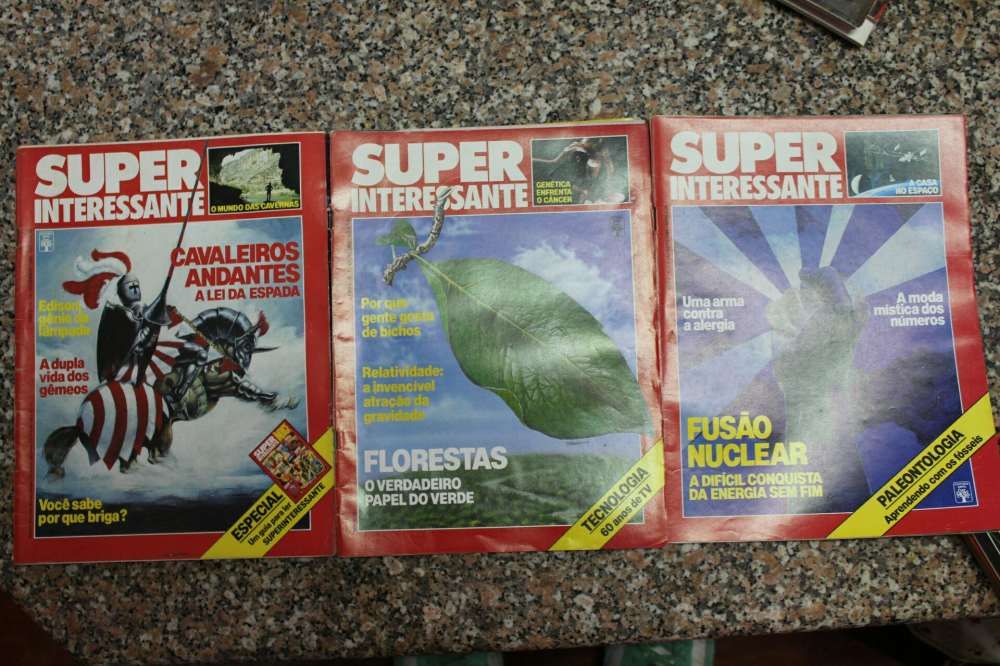 14 revistas Super Interessante de 88/89/90