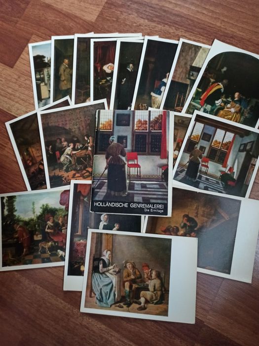 Набор открыток Голландская жанровая живопись.Эрмитаж