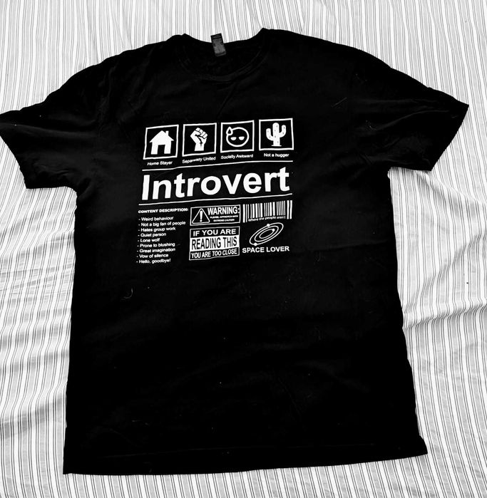 Introvert t-shirt Introverido