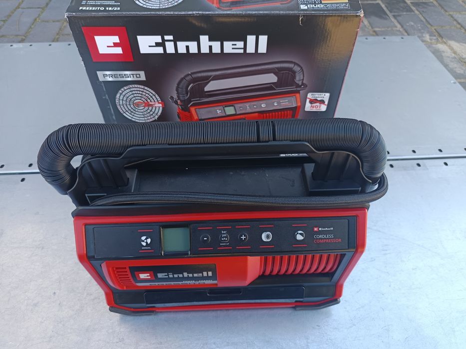 Akumulatorowy kompresor Einhell PRESSITO 18/25