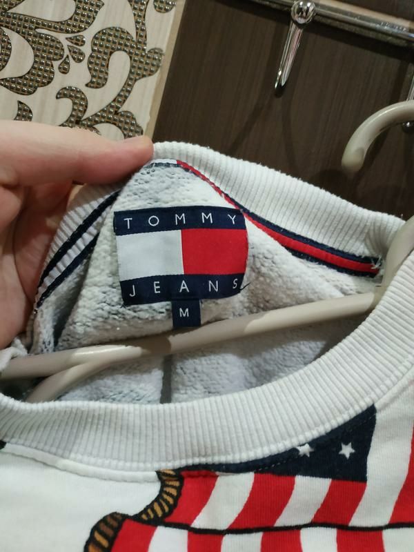 Мужской свитшот, реглан, худи tommy jeans 90s aop crew sweat