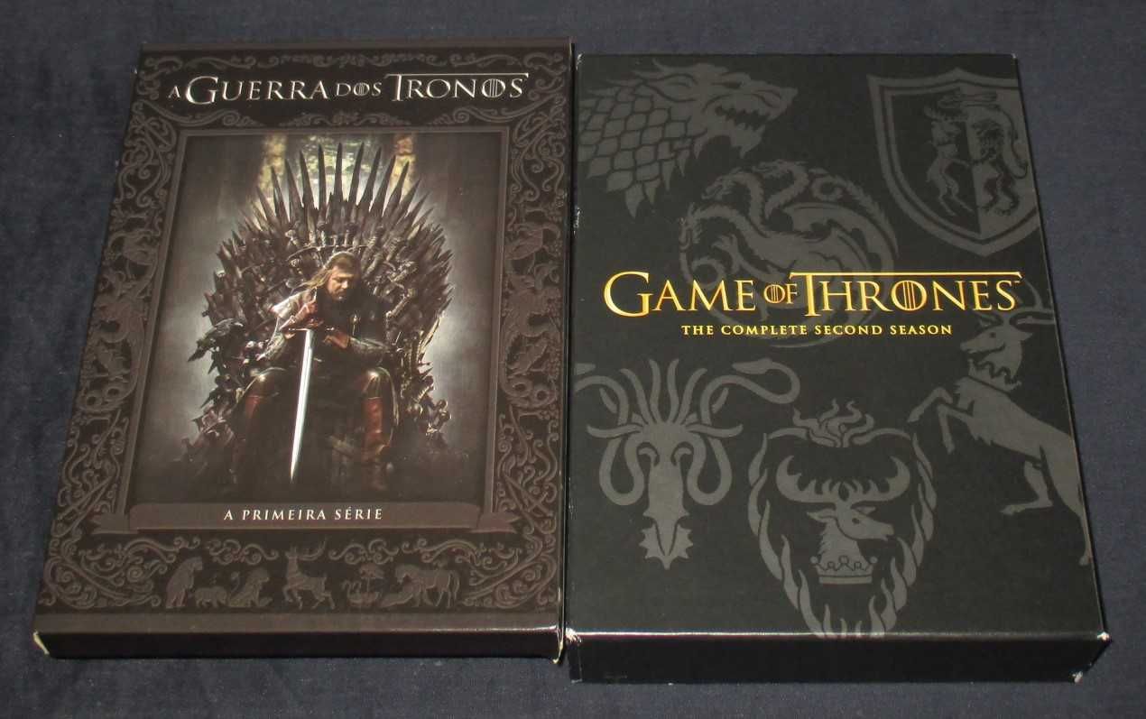 DVD A Guerra dos Tronos Game of Thrones 1ª e 2ª Temporadas