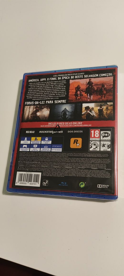 Red Dead Redemption 2 selado novo ps4 playstation 4