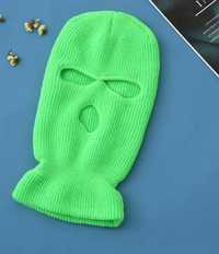 Balaclava verde novo