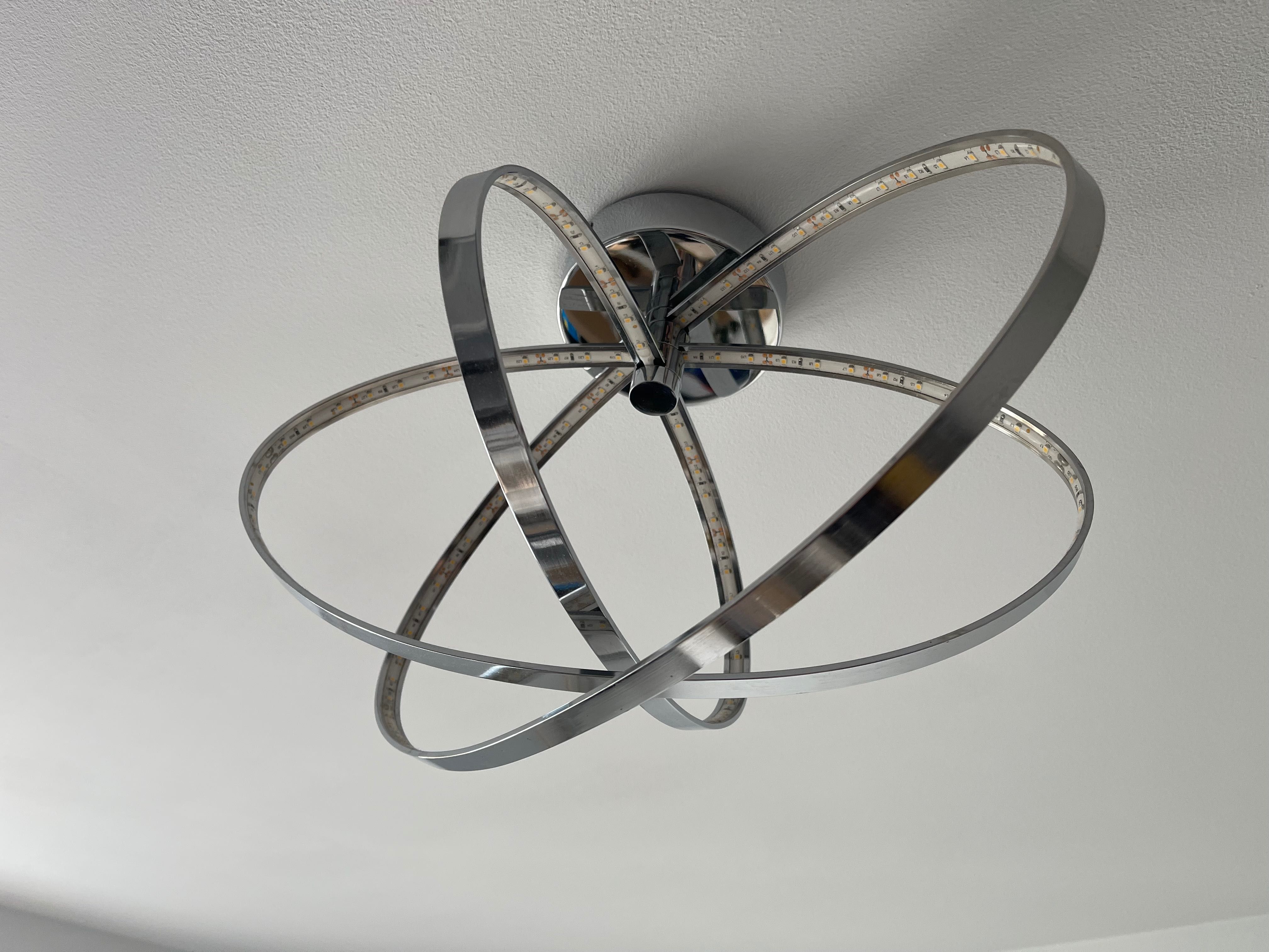 Lampa sufitowa LED 13W chrom Trio Prater