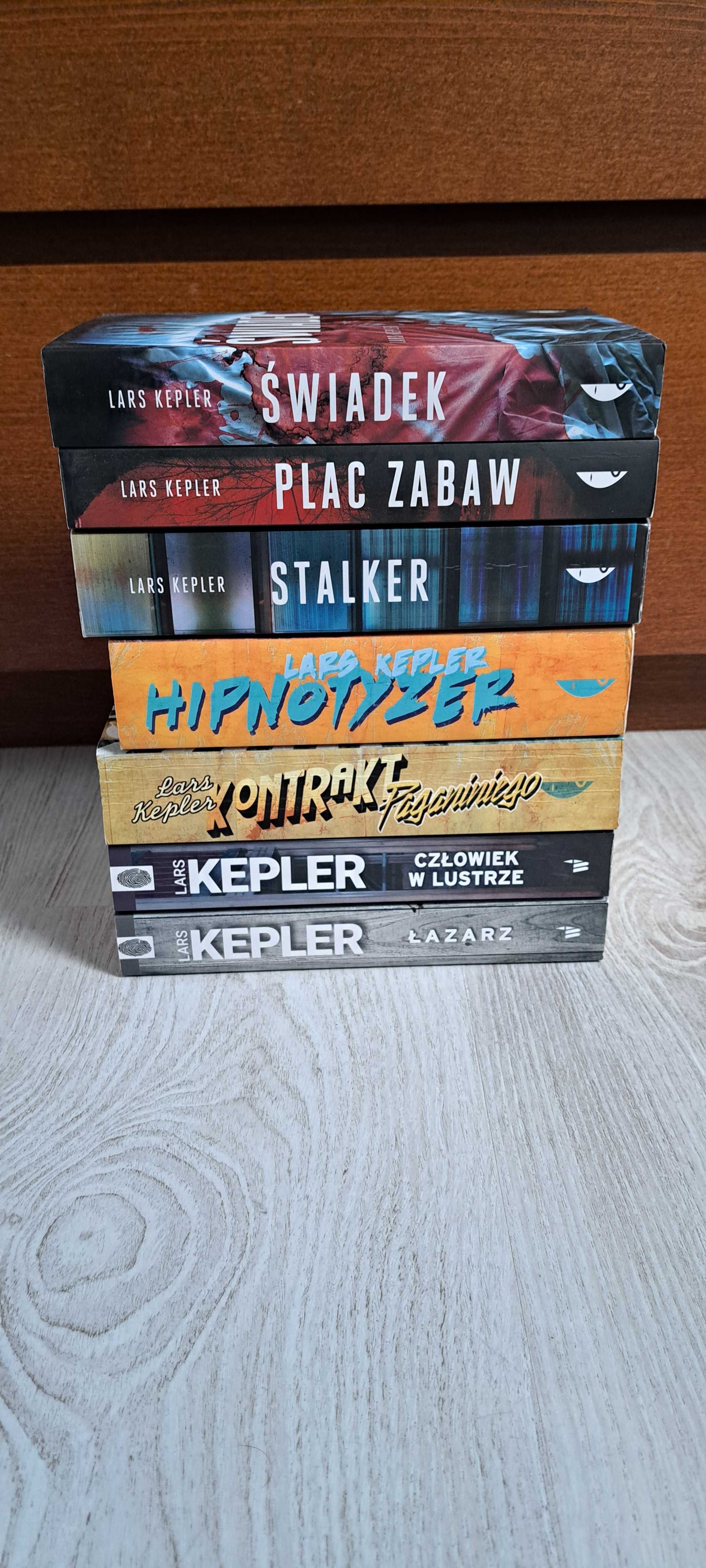 Lars Kepler Stalker Hipnotyzer Łazarz Świadek Człowiek w lustrze Plac
