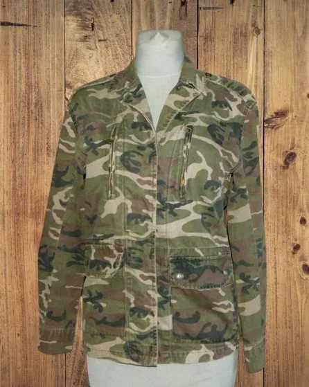 Parka moro militarna kurtka na podszewce Top Shop 34 / 54E