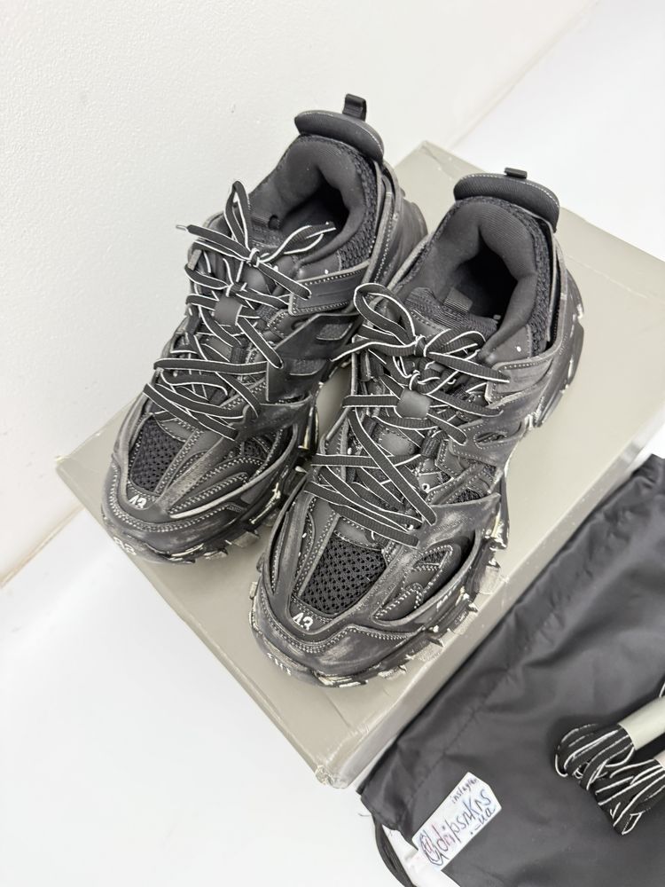 кроссовки  Balenciaga Track 1 Black dirty 43 44 runner rick owens