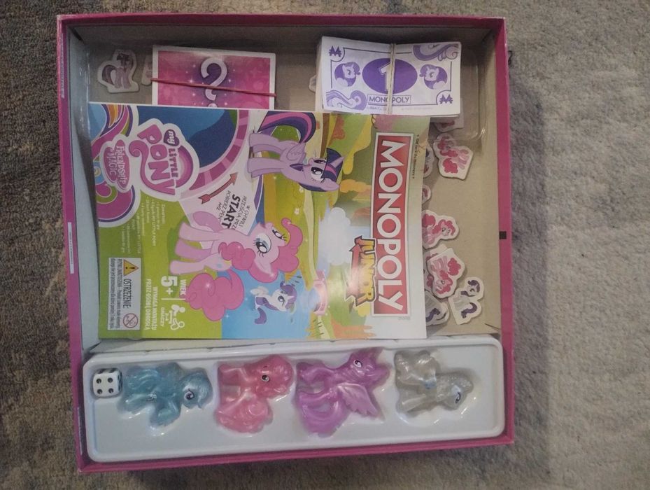 Gra MONOPOLY My little pony, kompletna, stan bardzo dobry