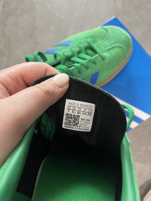 Adidas Gazelle Bold зелені кросівки