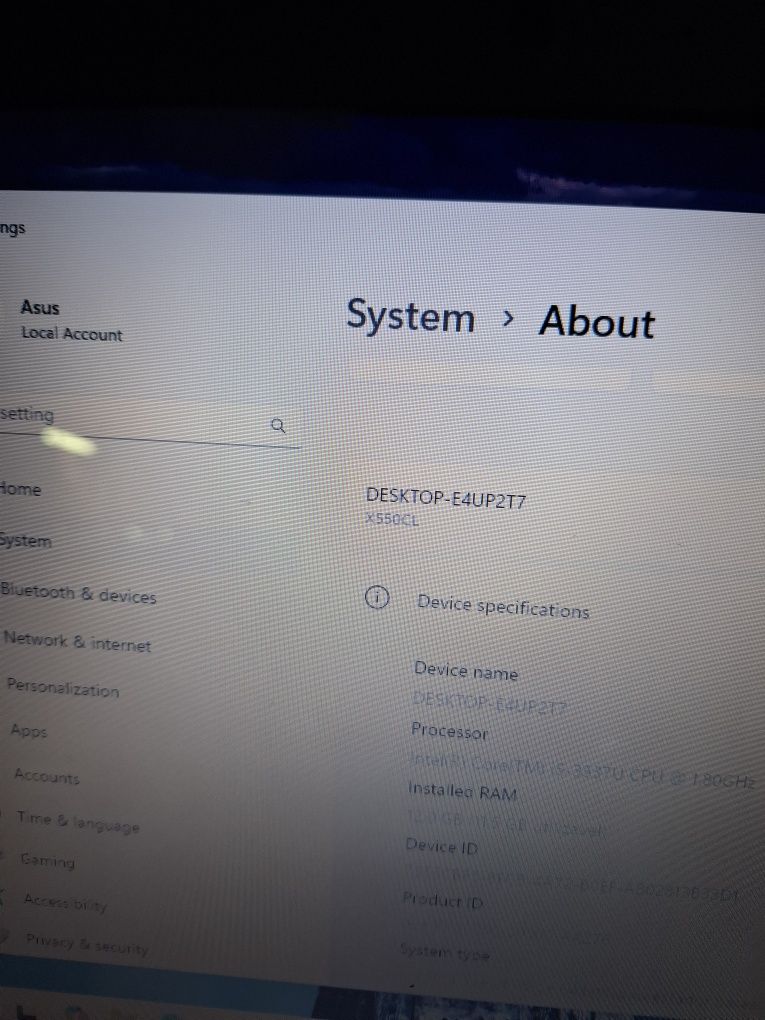 Asus Corei5 12gbram bateria nova disco ssd Windows 11