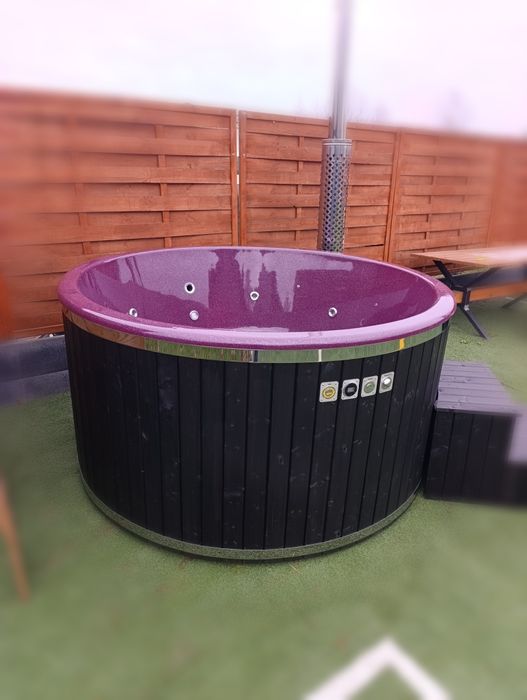 HotTub Balia Ogrodowa Bania Jacuzzi SPA DUŻY PIEC NOWA 200cm