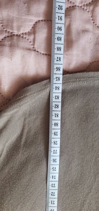 Bluzka nietoperz motylek H&M brązowa lejący materiał